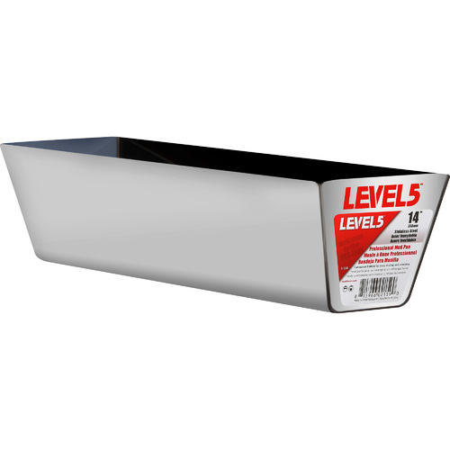 LEVEL5 16" Stainless Steel Mud Pan