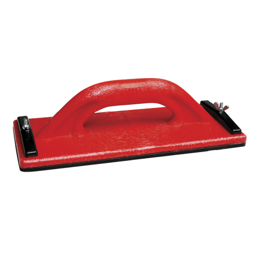 Wallboard Tools Hand Sander Large Red Polypropylene